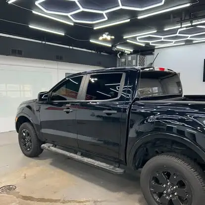 Tinted Truck inside of Proformance Tint Geneva